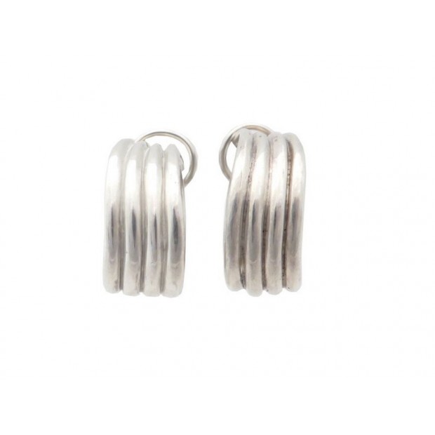 VINTAGE BOUCLES D'OREILLES TIFFANY & CO ARGENT MASSIF 13.5G SILVER EARRINGS 450€