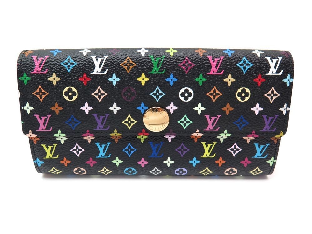 LOUIS VUITTON Monogram Multicolor Portefeuille Sarah Wallet