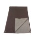 NEUF ECHARPE HERMES ALLER-RETOUR CACHEMIRE & SOIE TAUPE MARRON REVERSIBLE 475€