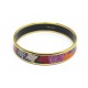 NEUF BRACELET FREY WILLE T19 L CERCLE EN EMAIL FLEURS ENAMEL BANGLE NEW 695€