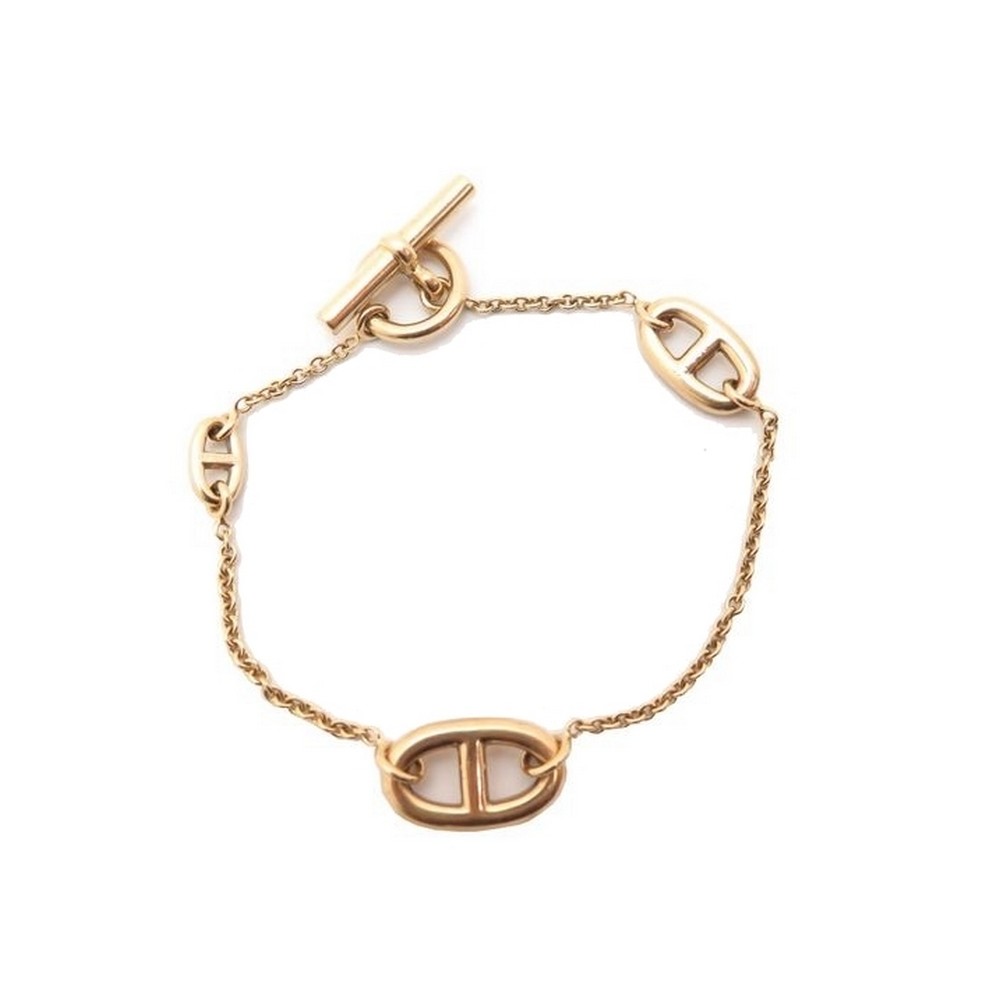 bracelet hermes farandole 16 cm or jaune 18k 13gr