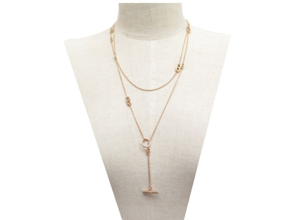 sautoir hermes farandole 120cm en or rose 18k