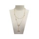 NEUF COLLIER SAUTOIR HERMES FARANDOLE 120CM EN OR JAUNE 18K + SAC NECKLACE 7000€