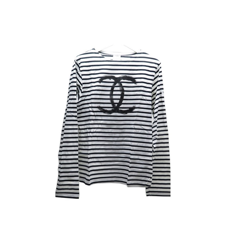 chanel striped t shirt