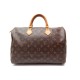 SAC A MAIN LOUIS VUITTON SPEEDY 35 M41107 EN TOILE MONOGRAM MARRON HANDBAG 815€