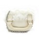 SAC A MAIN FENDI 8BN159 POCHETTE BANDOULIERE EN CUIR & FOURRURE FUR BAG 1800€