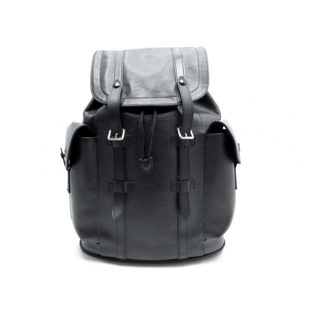 SAC A DOS LOUIS VUITTON CHRISTOPHER PM M50159 CUIR EPI NOIR BLACK BACKPACK 2660€