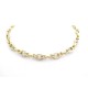 COLLIER AURITALIA EN OR JAUNE 18K 39.8 GR CHAINE GROSSE MAILLE GOLD NECKLACE