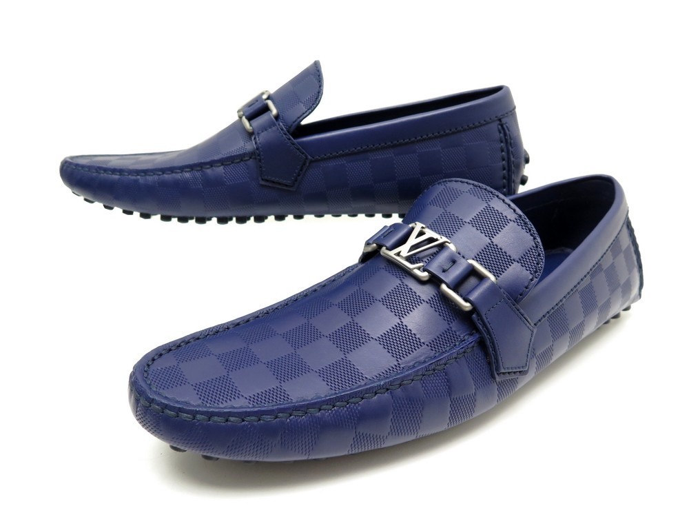 Chaussure Louis Vuitton Mocassin Pour Homme - Composition en Cuir Couleur  Bleu PP00106 - SodiShop Guinée