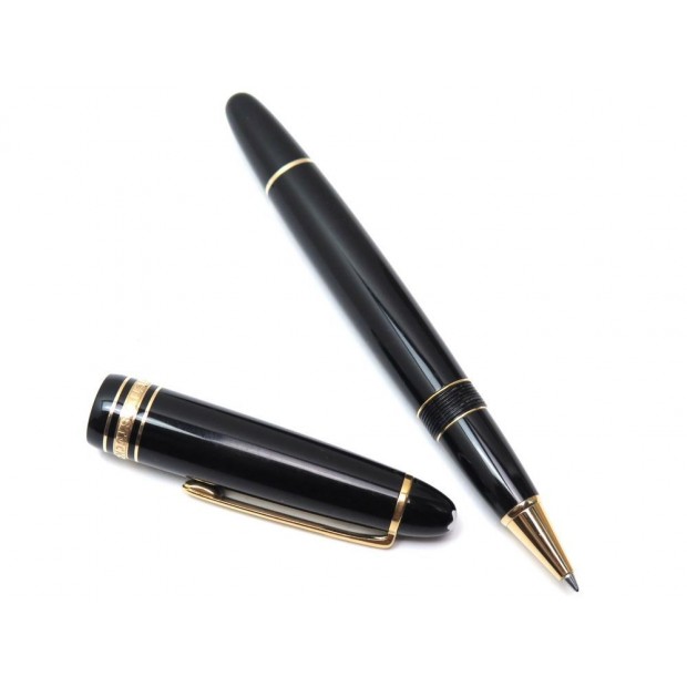 STYLO ROLLERBALL MONTBLANC MEISTERSTUCK LEGRAND DORE 11402 RESINE NOIR PEN 455€