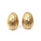 NEUF BOUCLES D'OREILLES POMELLATO DUNE EN OR JAUNE NEW GOLD EARRINGS 3640€