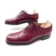 CHAUSSURES JM WESTON RICHELIEU BOUTS DROITS 42.5 EN CUIR DE CROCODILE BORDEAUX