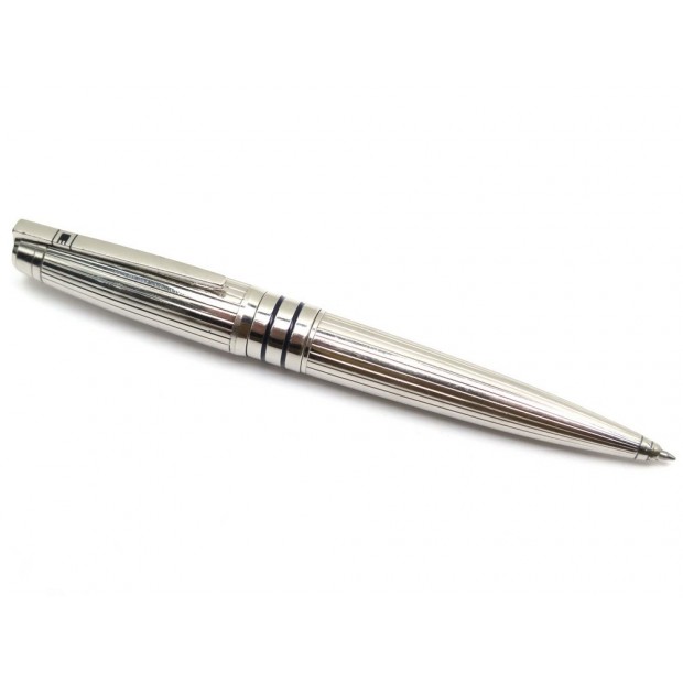 STYLO BILLE ST DUPONT D-LINK EN ACIER STRIE + BOITE STEEL BALLPOINT PEN 290€