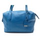 SAC A MAIN LANCEL LES RENDEZ VOUS A06258 CABAS EN CUIR BLEU HAND BAG BLUE 750€