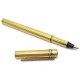 STYLO BILLE CARTIER TRINITY 3 ORS ET PLAQUE OR GOLDEN ROLLERBALL + POCHON 320€