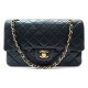 SAC A MAIN CHANEL TIMELESS 2.55 CUIR MATELASSE NOIR & DORE HAND BAG PURSE 4800€