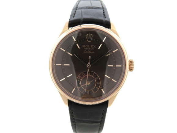 montre rolex cellini dual time 50525 39 mm automatique