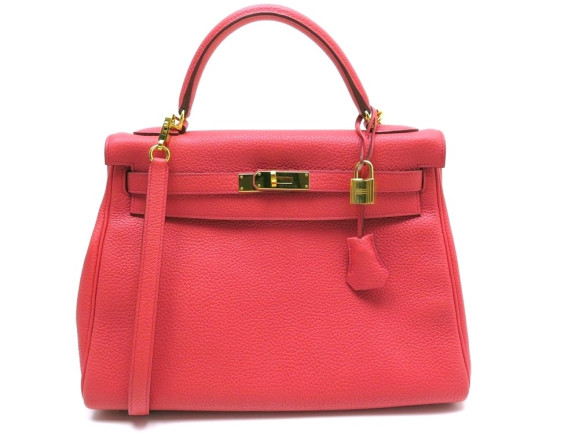  sac a main hermes kelly ii 32 en cuir taurillon