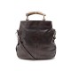 SAC A MAIN YVES SAINT LAURENT MOMBASA CUIR MARRON 