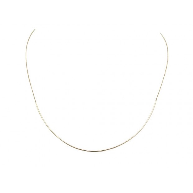 NEUF COLLIER GINETTE NY ARC T43 EN OR ROSE 18K 2.3 GR NECKLACE PINK GOLD 650