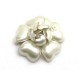 RARE BROCHE CHANEL CAMELIA MOTHER OF PEARL EN NACRE ARTICULEE FLOWER BROOCH