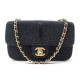 NEUF SAC A MAIN CHANEL MINI TIMELESS BANDOULIERE EN CUIR GALUCHAT NOIR BAG 7200€