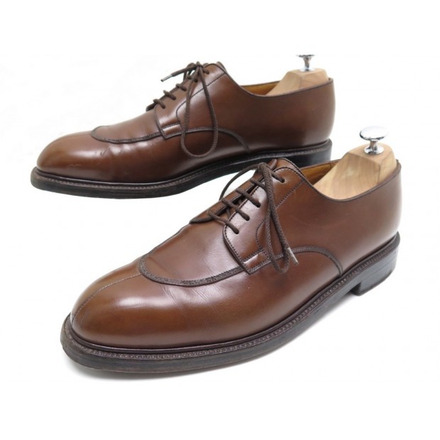  CHAUSSURES JM WESTON 598 CUIR MARRON 9.5 