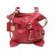 NEUF SAC A MAIN LANCEL 1ER FLIRT A02174 EN CUIR GRAINE ROUGE HAND BAG PURSE 700€