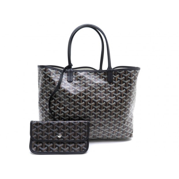 sac a main goyard saint louis pm toile noir