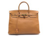 sac a main hermes birkin 40 en cuir ardennes camel