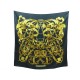 FOULARD HERMES LE MORS A LA CONETABLE HENRI D'ORIGNY CARRE SOIE NOIR SCARF 370€