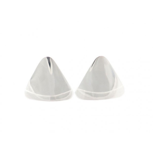 VINTAGE BOUCLES D'OREILLES TIFFANY & CO TRIANGULAIRES EN ARGENT 11.2 GR EARRINGS