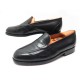 CHAUSSURES JM WESTON 119 7E 41 MOCASSINS EN CUIR NOIR LEATHER LOAFERS SHOES 590