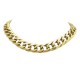 COLLIER LANVIN CHAINE GOURMETTE EN METAL DORE TAILLE 41.5 GOLDEN METAL NECKLACE