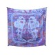 NEUF FOULARD HERMES BRIDES DE GALA EN FINESSE SOIE VIOLET 