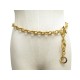 CEINTURE CELINE TAILLE 75 A 88 MAILLONS CHAINE EN METAL DOREE GOLDEN LINK BELT