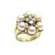 BAGUE OR JAUNE 18K & DIAMANTS 0.4 CT 