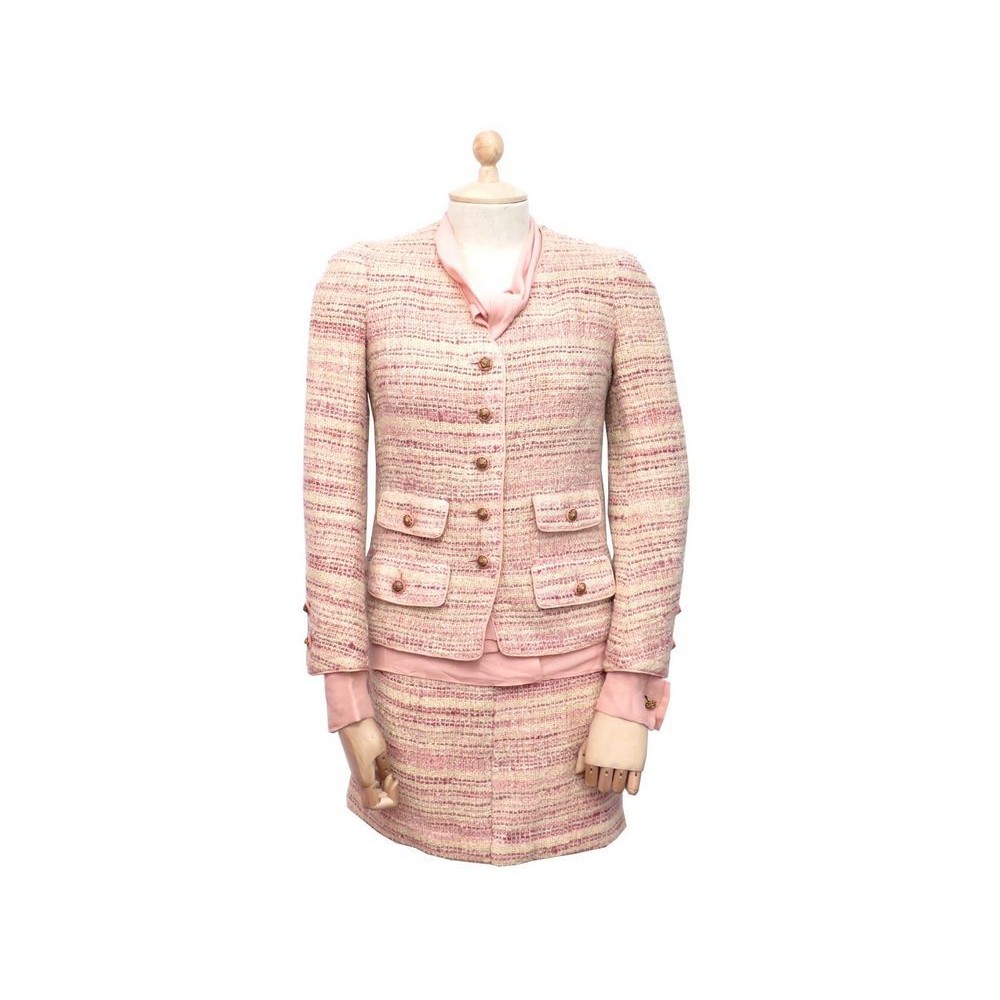 tailleur chanel 36 38 s m veste ...