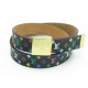 CEINTURE LOUIS VUITTON T 80 TOILE MONOGRAM MULTICOLOR NOIR MURAKAMI BELT 320€