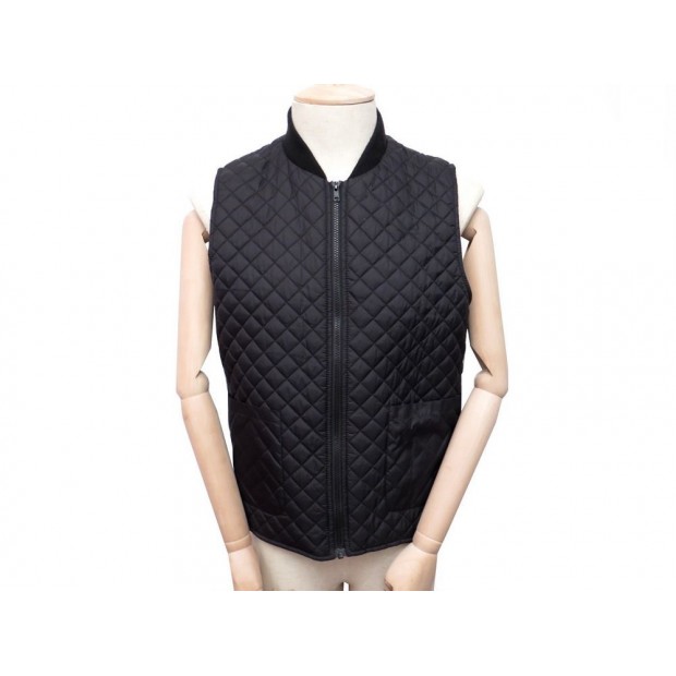 VESTE GILET SANS MANCHE THE KOOPLES L 52 HOMME BLOUSON NOIR DOUDOUNE JACKET 320€