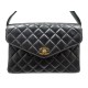 SAC A MAIN CHANEL TIMELESS 25 CM EN CUIR MATELLASSE NOIR BLACK HAND BAG PURSE