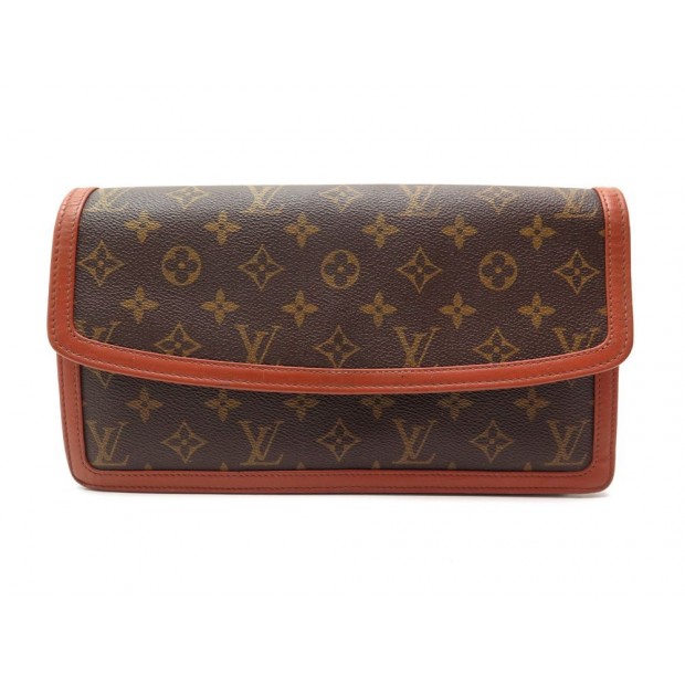 VINTAGE SAC POCHETTE A MAIN LOUIS VUITTON DAME TOILE MONOGRAM PURSE CLUTCH 700€