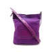 SAC A MAIN DELVAUX 31CM EN CUIR SUEDE VIOLET PURPLE LEATHER HAND BAG PURSE