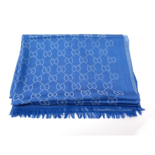 CHALE GUCCI FOULARD 165903 EN JACQUARD LAINE & SOIE GUCCISSIMA GG SHAWL 350€