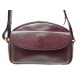 VINTAGE SAC A MAIN MUST DE CARTIER BESACE EN CUIR BORDEAUX BURGUNDY PURSE 1440