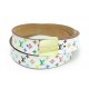 CEINTURE LOUIS VUITTON T 90 TOILE MONOGRAM MULTICOLOR BLANC MURAKAMI BELT 320€