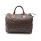 SAC A MAIN LOUIS VUITTON SPEEDY 30 TOILE MONOGRAM LV MARRON HAND BAG PURSE 800€