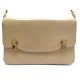 VINTAGE SAC A MAIN CELINE POCHETTE 23 CM PORTE EPAULE CUIR BEIGE LEATHER HANDBAG