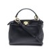 NEUF SAC A MAIN FENDI MINI PEEKABOO 8BN244 EN CUIR NAPPA NOIR BLACK PURSE 2740