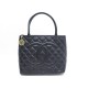 SAC A MAIN CHANEL A01804 SHOPPING MEDAILLON CABAS CUIR CAVIAR NOIR PURSE 2140€